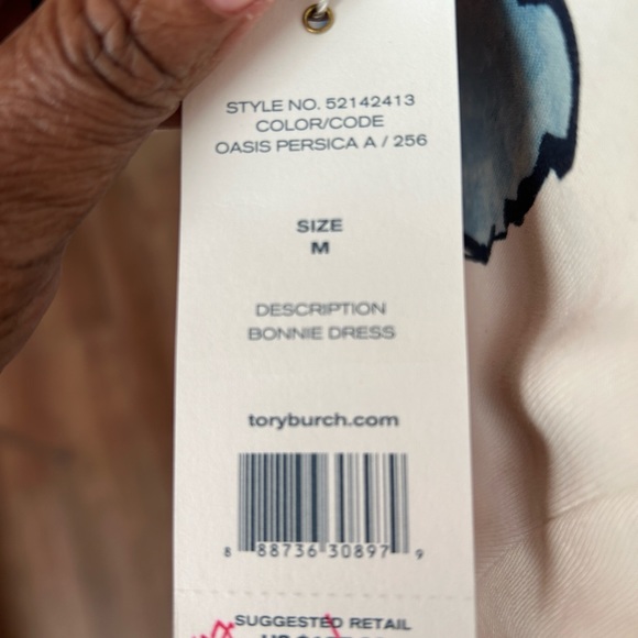 NWT Tory Burch printed dress - Picture 7 of 7